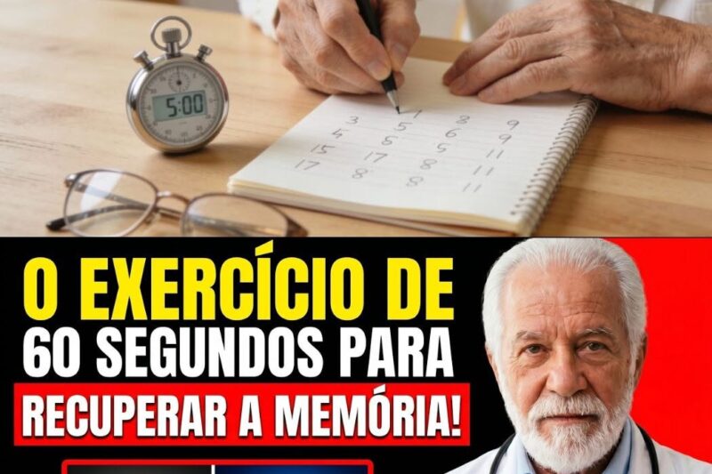 O Exercício de 60 Segundos Que Pode Recuperar Sua Memória Após os 60 Anos