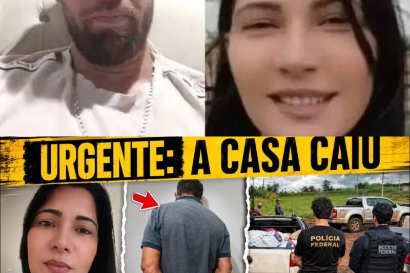 AGORA A CASA CAIU! SUSPEITO DE ENVOLVIMENTO NA MORTE DE ALZIRA DO AGRO É PRESO