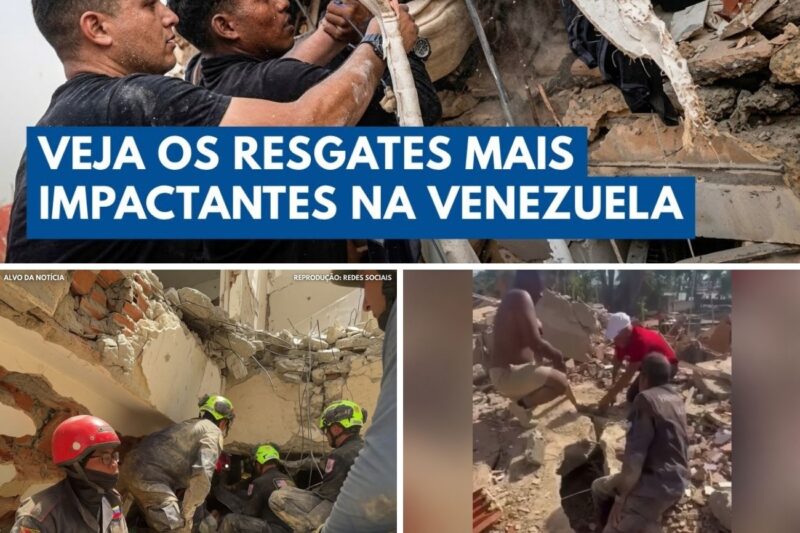 O clamor desesperado de uma mãe presa sob o concreto marca o cenário de destruição na Venezuela, onde um novo tremor interrompe buscas por mais de 46 mil desaparecidos e mobiliza equipes internacionais em resgates inacreditáveis