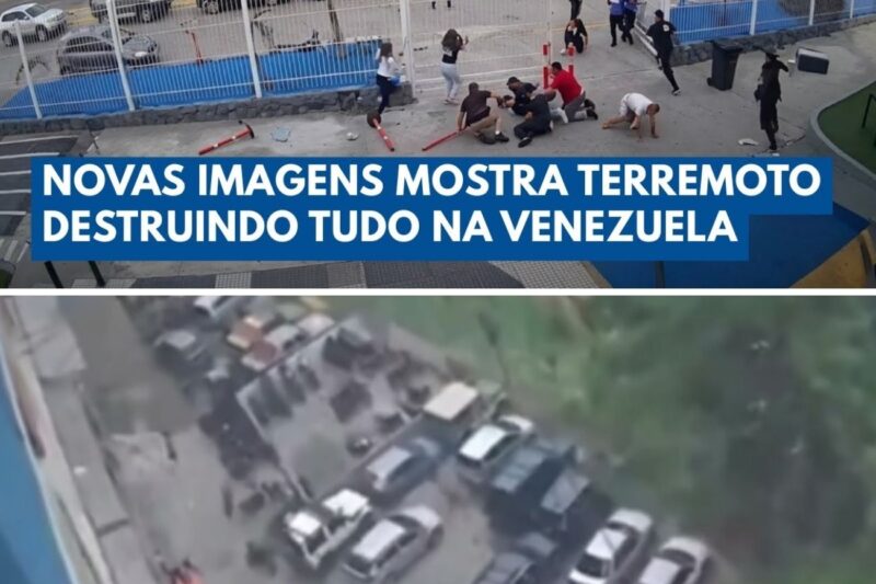 Vídeo chocante de segurança mostra prédios desmoronando em segundos e desespero total no duplo terremoto na Venezuela, onde a ONU já alerta para uma terrível crise humanitária e o mistério assustador de cinquenta mil desaparecidos na devastada La Guaira.