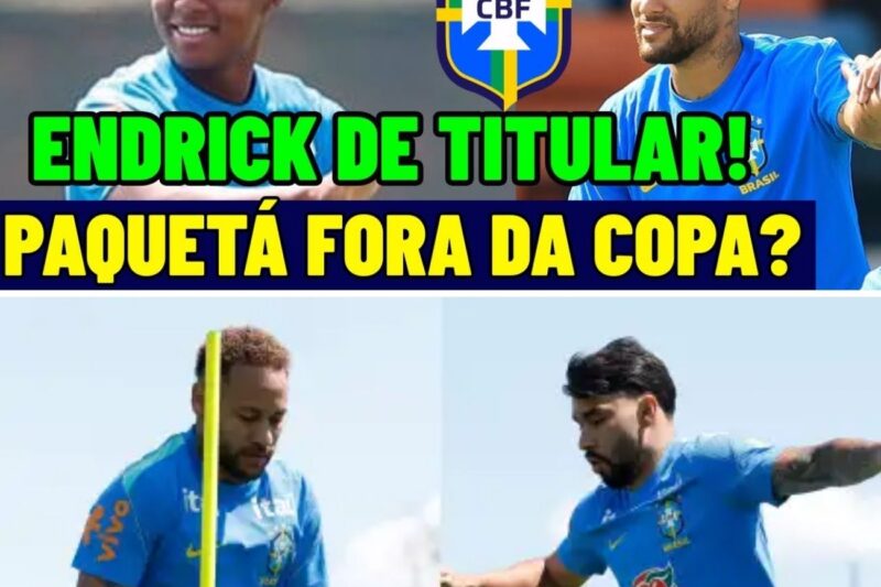 NEYMAR JR FOI IMPRESSIONANTE NO TREINO! BRASIL X NORUEGA NAS OITAVAS! PAQUETÁ FORA DA COPA DO MUNDO?