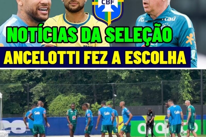 FICOU FELIZ! NEYMAR JR RECEBE A MELHOR NOTÍCIA NA SELEÇÃO BRASILEIRA! ANCELOTTI TOMA A DECISÃO!