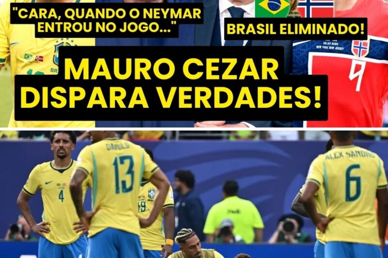 MAURO CEZAR DETONA após ELIMINAÇÃO do BRASIL! “NÃO É COINCIDÊNCIA!!! ESSA QUEDA pra NORUEGA é…”