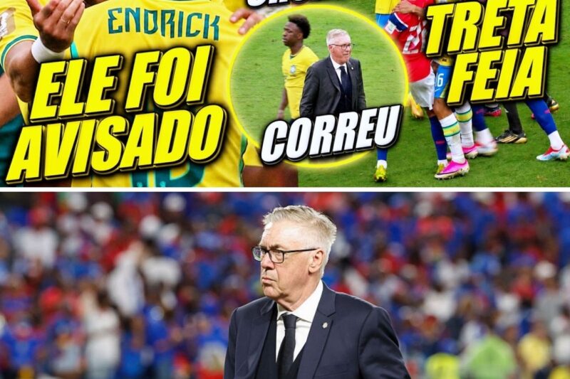 NEYMAR AVISOU ENDRICK ! ANCELOTTI VAZOU ANTES ! VEXAME NA ELIMINAÇÃO DO BRASIL NA COPA