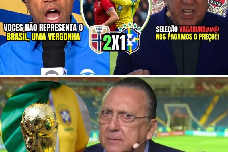 GALVÃO BUENO E DENÍLSON SHOW DESABAFAM APÓS A ELIMINAÇÃO E DETONAM A PIOR CAMPANHA EM DÉCADAS