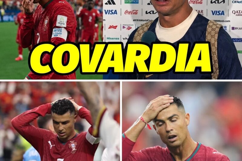 “COVARDE DO CARAMBA” O DESABAFO DESESPERADOR DE CRISTIANO RONALDO APÓS ELIMINAÇÃO DE PORTUGAL