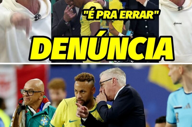 VAZOU! “SEM VERGONHA..TEM QUE SER PRES0..” A DENÚNCIA ESCANDALOSA PRA CIMA DA SELEÇÃO NA COPA