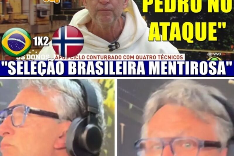 NETO REVOLTADO DISPARA CONTRA A SELEÇÃO BRASILEIRA APÓS BRASIL 1X2 NORUEGA