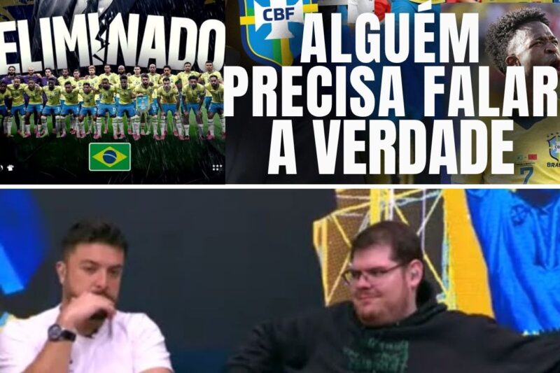CAZE FICA REVOLTADO COM SUPERPROTEÇÃO A CRITICAS PARA SELEÇÃO BRASILEIRA