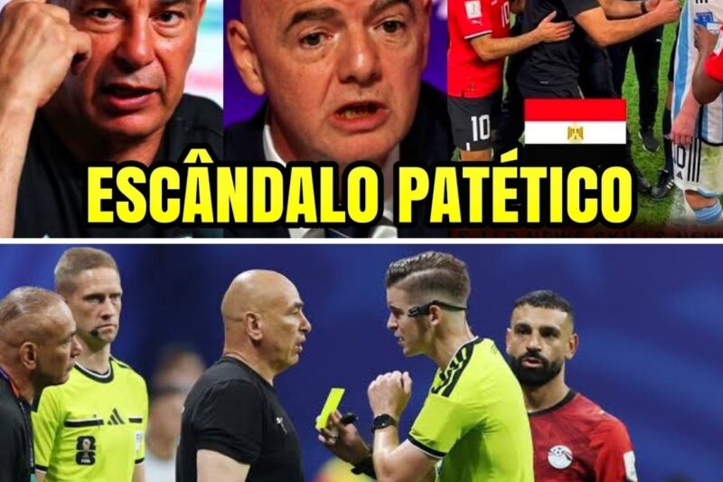 O Escândalo que Parou o Mundo do Futebol: Arbitragem Polêmica em Virada da Argentina Sobre o Egito Gera Revolta e Cobranças à FIFA