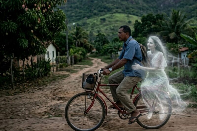 VIGILANTE DEU CARONA A FANTASMA NA SUA BICICLETA !!!