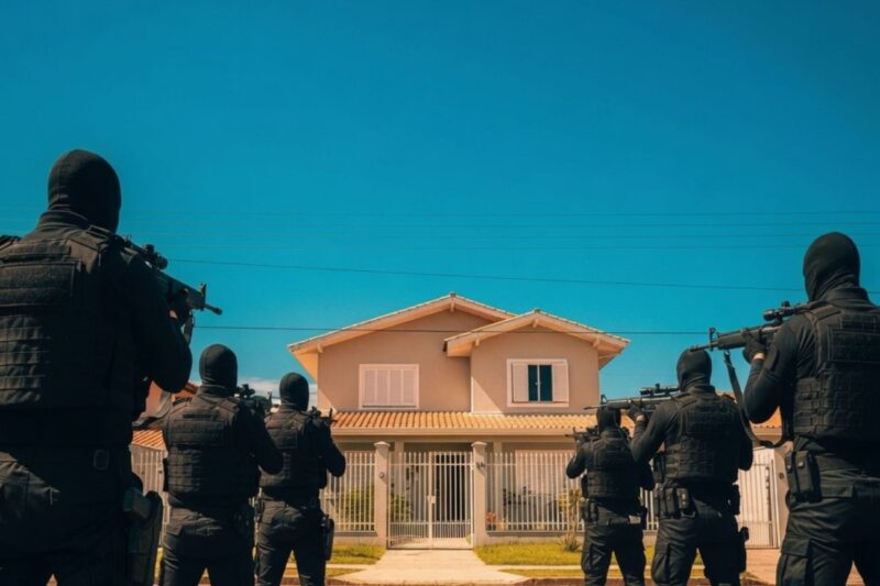 O PCC Invadiu Uma Casa — Não Sabiam Que Haviam 25 Atiradores De Elite