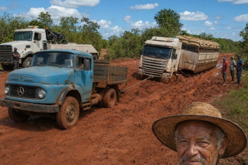 A Diária do Guincho Era R$9 Mil e Ele Desistiu da Carreta — O Velho Tirou Antes do Almoço