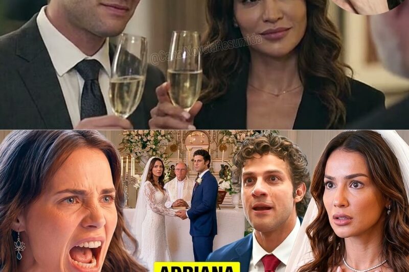 Quem ama cuida: Adriana interrompe casamento de Pedro e Bruna com revelação bombástica que choca a todos