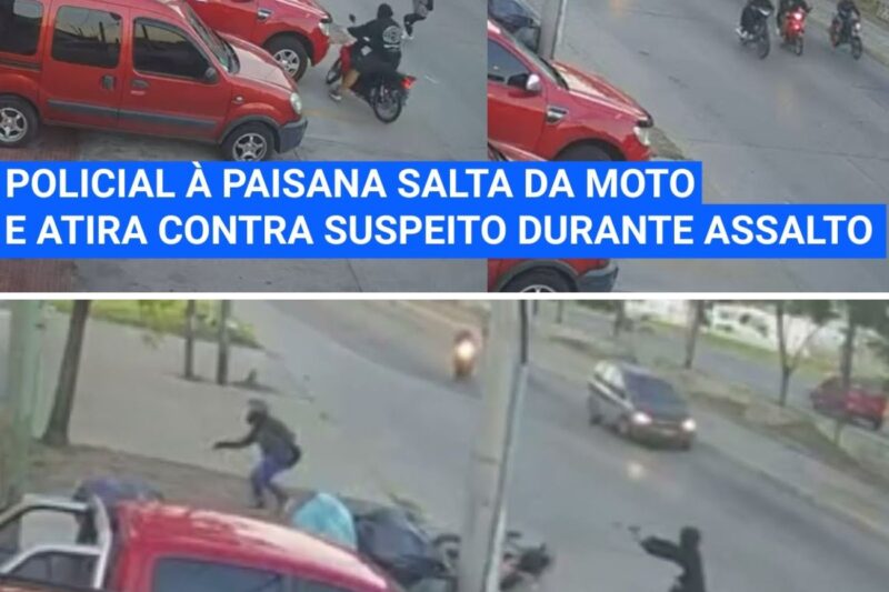 “NÃO COLOQUE AS MÃOS NO BOLSO, LARGA A MOTO E PERDEU!”: Policial Fora de Serviço Pula de Veículo em Movimento, Encara Perseguição Armada e Atira Contra Criminoso no Meio da Rua
