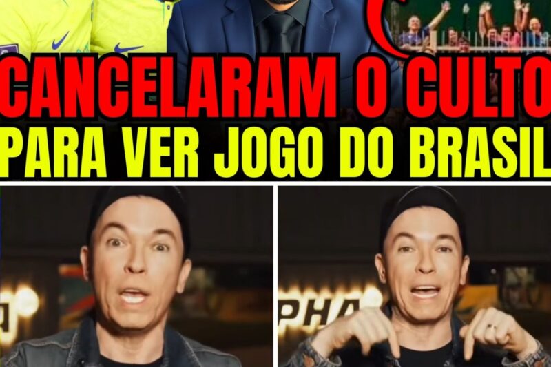 “AS IGREJAS PAREDE PRETA SE AJOELHAM DIANTE DO MUNDO PORQUE NÃO ENTREGAM BÍBLIA, ENTREGAM ENTRETENIMENTO!”: O Desabafo Histórico do Pastor Pedro Detonando a Lagoinha por Mudar Culto por Causa da Copa e Alerta Para a Apostasia no Altar
