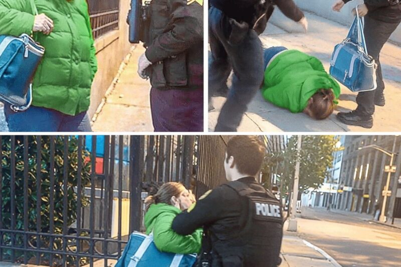 “VAI LÁ, FAZ O SEU TRABALHO E RECOLETA ESSE LIXO PARA MIM, AFINAL VOCÊ É UM SERVO DO POVO!”: A Sobeba de Turista de Azul que Cuspiu na Cara de Policial Termina com Resposta Brutal e Nocaute no Meio da Rua
