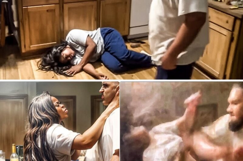 “UM INÚTIL COMO VOCÊ É QUEM DEVE LIMPAR TUDO! EU SOU QUEM TRAZ O DINHEIRO PARA ESTA CASA!”: A Humilhação Extrema de Esposa Embriagada Rompe o Limite de Marido e Termina com Nocaute Brutal na Cozinha