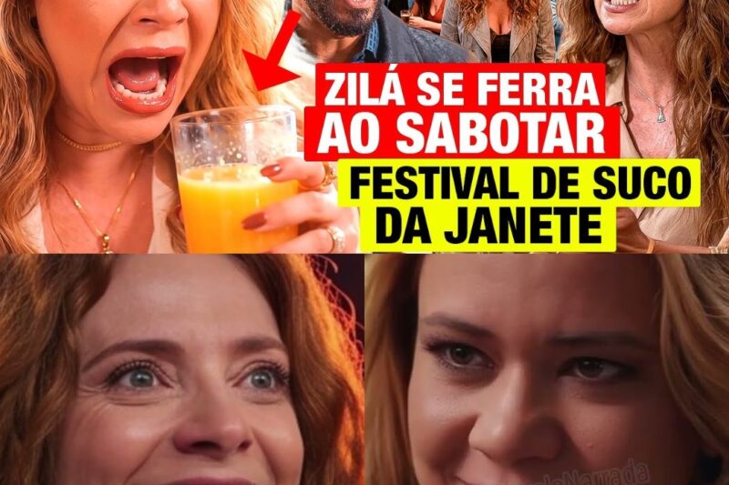 Sabotagem no Festival de Sucos: Zilá e Ronei são desmascarados após plano cruel causar intoxicação coletiva