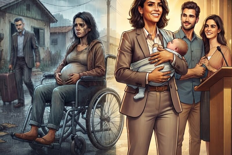 O marido a abandonou na cadeira de rodas grávida?! Ela voltou para ganhar | Filme romântico 