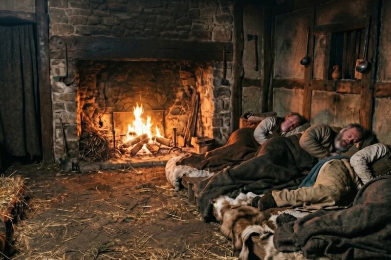 Vida na Inglaterra no Século XIII: Sem Quartos, Sem Privacidade, Famílias Dormiam em Um Único Cômodo 