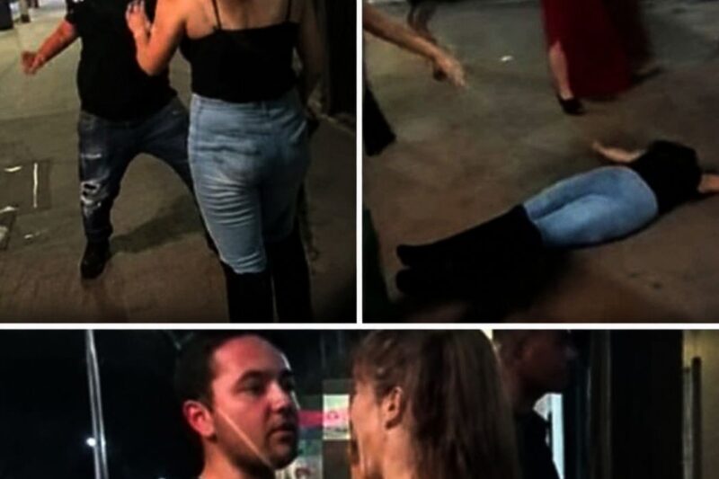 “VOCÊ NÃO PASSA DAQUI COM ESSA APARÊNCIA!”: Mulher Humilha Homem na Fila de uma Balada, Parte Para a Agressão e Acaba Derrubada com um Único Soco em Plena Calçada