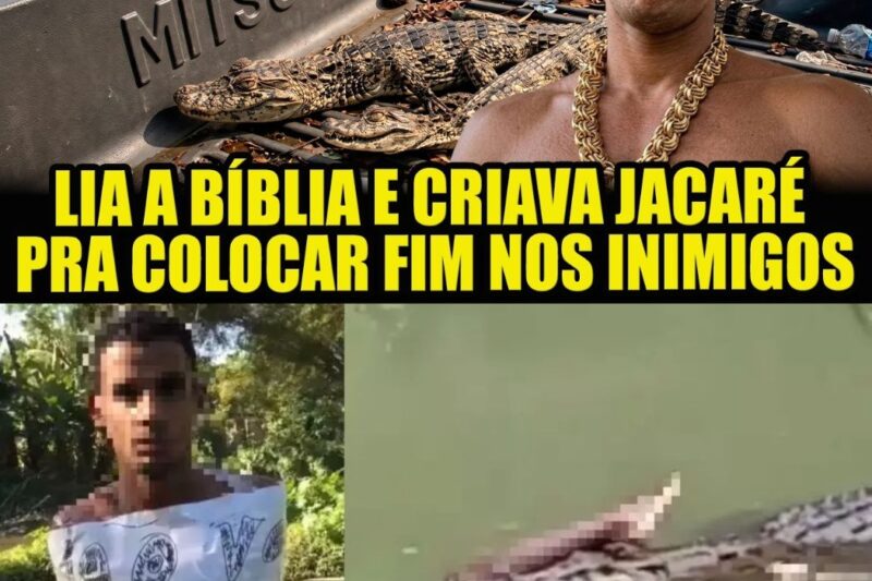 Entre o Altar e o Cativeiro dos Répteis: A Trajetória de Aranha, o Líder do TCP que Pregava a Conversão e Mantinha Jacarés em Senador Camará
