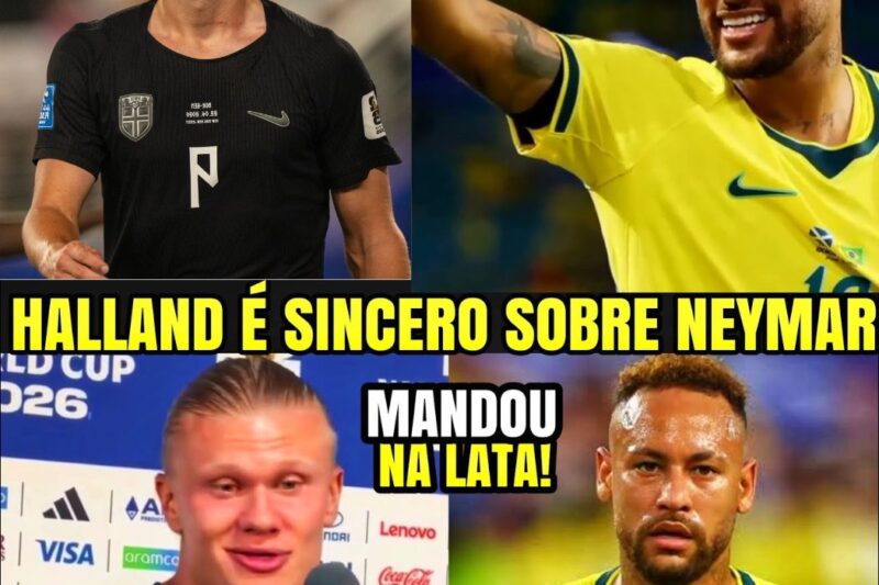 O Cometa se Rende ao Camisa 10: A Verdade Inesperada que Haaland Soltou Sobre Neymar Antes do Choque Brasil x Noruega