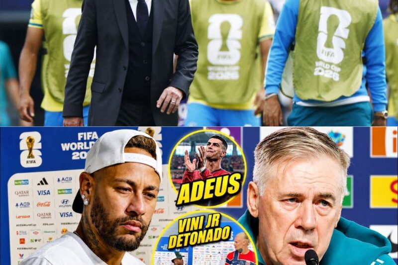 O FIM DE UMA ERA: NEYMAR DIZ ADEUS, ANCELOTTI BALANÇA MAS FICA E O VEXAME COROADO PELO ABRAÇO DE VINI JR EM HAALAND