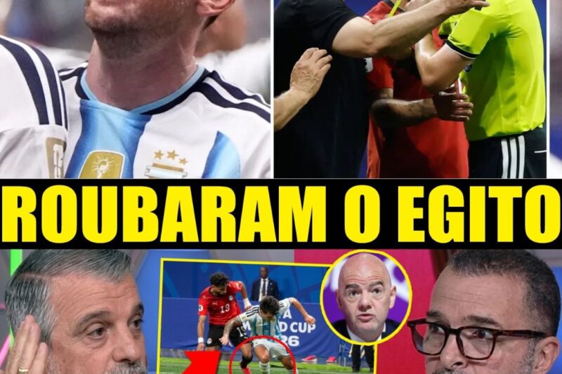 “Isso foi combinado!”: Simon, ex-árbitro, revela roubo escandaloso para a Argentina na Copa e deixa Pascoal em choque