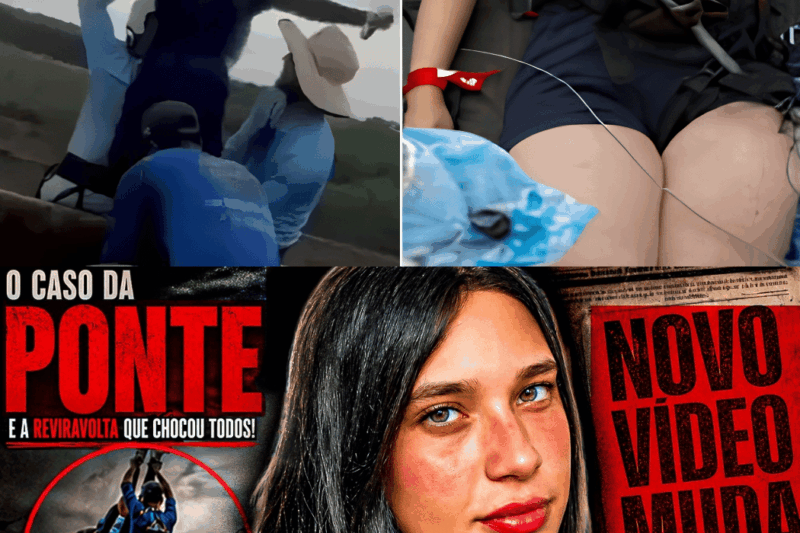 A jovem foi ARREMESSADA PARA A MORTE sem a corda e novo vídeo chocante revela o VERDADEIRO MOTIVO macabro na ponte