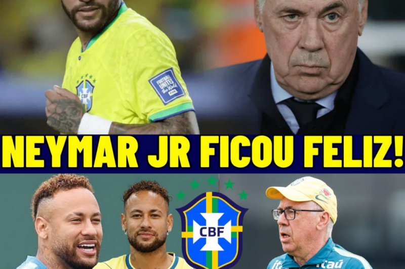 NEYMAR RECEBE A NOTÍCIA QUE MUDOU SUA VIDA NA SELEÇÃO e Ancelotti decreta ORDEM CHOCANTE que enterra de vez o fantasma de Tite!
