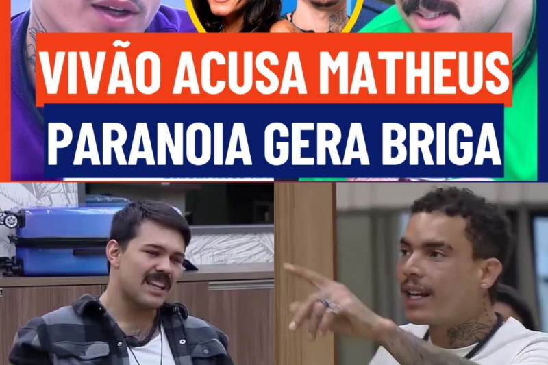 SURTO E ACUSAÇÃO DE ROUBO DESTRUEM ALIANÇAS ENQUANTO VINGANÇA DOENTIA COM ÁGUA SANITÁRIA AMEAÇA A PAZ DOS CONFINADOS